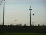 Heiluftballons in der  Nhe von Bitterfeld am 14.10.17