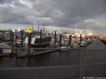 Blick auf den Hamburger Hafen am 1.9.13