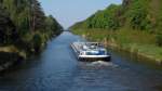 Motorgüterschiff  Ella  aus Stettin am 01.05.2014 um 10:30 Uhr im Oder-Havel-Kanal bei Zerpenschleuse.