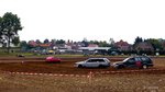 Ebstorf - Stock Car Rennen auf einem Stoppelfeld.