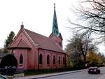 Hermannsburg - Kleine Kreuz Kirche der SELK in Hermannsburg im November 2017.
