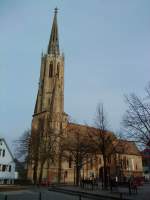 Schlosskirche Bad Drkheim gesehen am 28.01.2014