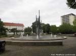 Kunstbrunnen in Halle (Saale) am 8.6.15