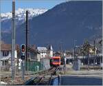 Ein SNCF TER verlsst St Gervais Les Bains Le Fayet in Richtung Vallorcine. 

14.02.2023 