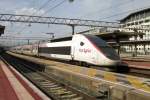 TGV Lyria 4401 ist am 2 Juni 2014 in Lyon Part-Dieu eingefahren.