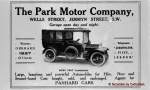 Fiat Landaulette, Werbung aus dem Jahre 1902 der The Park Motor Company, London.