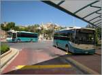 Malta-Busse in der Hauptstadt von Valetta.