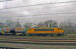 Am trüben 1 Februar 2010 steht Railion 1619 in Nijmegen.