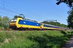 br-186-traxx-140ms/558883/ns-186-027-durchfahrt-tilburg-am NS 186 027 durchfahrt Tilburg am 26 Mai 2017.
