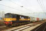 Scanbild von ACTS (später HUSA) 5811 in Nijmegen Centraal am 24 Februar 2003. Die aus England (BR Class 58) stammende 58er waren bei der ACTS voon 2004-2009 in Dienst.