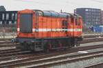 rail-force-one-4/807153/rfo-ex-locon-benelux-9702-lauft-am RFO, ex-LOCON Benelux 9702 lauft am grauen 20 Februar 2023 um in Amersfoort.