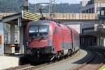 1116/612576/railjet-1116-221-treft-am-18 RailJet 1116 221 treft am 18 Mai 2018 in Kufstein ein. 