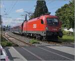 1116/862587/die-oebb-1116-098-rangiert-mit Die ÖBB 1116 098 rangiert mit ihrem RailJet in Bregenz. 

15. Sept. 2024