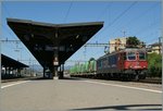 Die SBB Re 6/6 (620 085-5) X-Rail in Renens VD.
10. Juli 2015