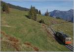 Bahnen der Jungfrau Region/633604/der-blm-be-44-31-lisi Der BLM Be 4/4 31 'Lisi' kurz vor der Staubbachbrücke. 
16. Okt. 2018