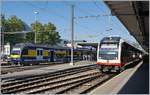 Bahnen der Jungfrau Region/647891/berner-oberland-bahn-und-zentralbahn-zuege Berner Oberland Bahn und Zentralbahn Züge warten in Interlaken Ost auf die Abfahrt nach Lauterburnen und Luzern.

30. Juni 2018
