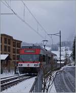 Der Zentralbahn Be 125 013 verlässt Meiringen in Richutung Innertkirchen. 

16. März 202
