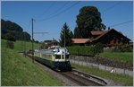 Der historische BCFe 4/6 736 verkehrte als Regionlzug Spiez Interlaken. 
14. August 2016