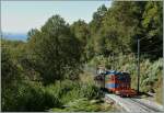 Die Monte Genorosso Bahn zwischen Bella Vista und der Gipfelstation. 
13. Sept. 2013