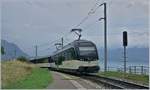 mob-goldenpass/670651/der-mob-alpina-be-44-9201 Der MOB Alpina Be 4/4 9201 bzw. ABe 4/4 9301 mit einem Regionalzug auf der Fahrt von Montreux nach Zweisimmen bei Châtelard VD. 

19. August 2019 