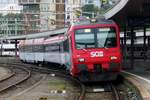 schweizerische-suedostbahn-sob/675009/am-3-juni-2015-steht-sob Am 3 Juni 2015 steht SOB 079 in Arth-Goldau mit der S-2 nach Biberbrugg.