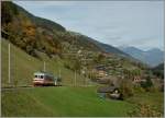 AOMC Regionalzug bei Val d'Illiez.25. Ok.t 2013