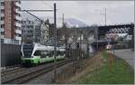 Der von der SBB an die TransN vermietete RABe 523 077 ist in Folge von Bauarbeiten mit Streckensperrung zwischen Neuchâtel und La Chaux de Fonds zwischenzeitlich wieder bei der SBB unterwegs,