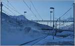 Winter in Aigle und der SBB RABe 610 bzw. RABe 503 wirbelt viel Neuschnee auf.

29.01.209