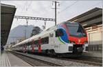Der Tilo RABe 524 308 als RE 80 von Milano nach Locarno beim Halt in Lugano. 

13. März 2023

