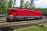 BR 753/795403/am-10-juni-2022-steht-der Am 10 Juni 2022 steht der frisch lackierter T478 3101 ins Eisenbahnmuseum von Luzna u Rakovnika.