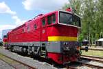 BR 753/795404/am-10-juni-2022-steht-der Am 10 Juni 2022 steht der frisch lackierter T478 3101 ins Eisenbahnmuseum von Luzna u Rakovnika.