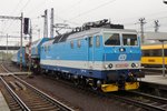 BR 362/497269/gleiskranzug-mit-362-023-durchfahrt-am Gleiskranzug mit 362 023 durchfahrt am 4 Mai 2016 Ostrava-Svinov.