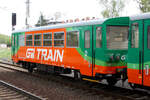 gw-train/862551/50-54-24-29-421-1-von-gw 50 54 24-29 421-1 von GW Train als Rangierfahrt bei der Einfahrt in den Bahnhof Sokolov am 9.4.24