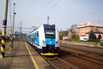 br-650/862535/650-203-von-ceske-drahy-verlaesst 650 203 von Ceske Drahy verlsst als Sp 1665 mit ziel Plzen hl.n. den Bahnhof Sokolov am 9.4.24