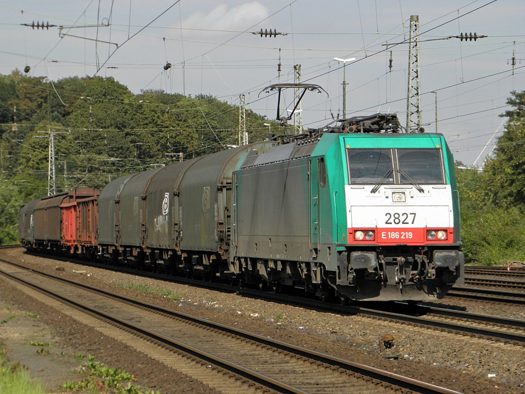 B 186 219 (2827) in K�ln West am 2.9.2011