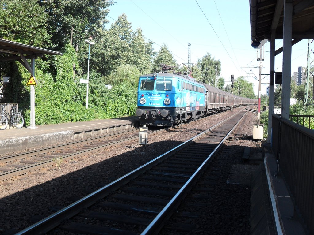 Br 1042 mit einem G�terzug in Beuel
