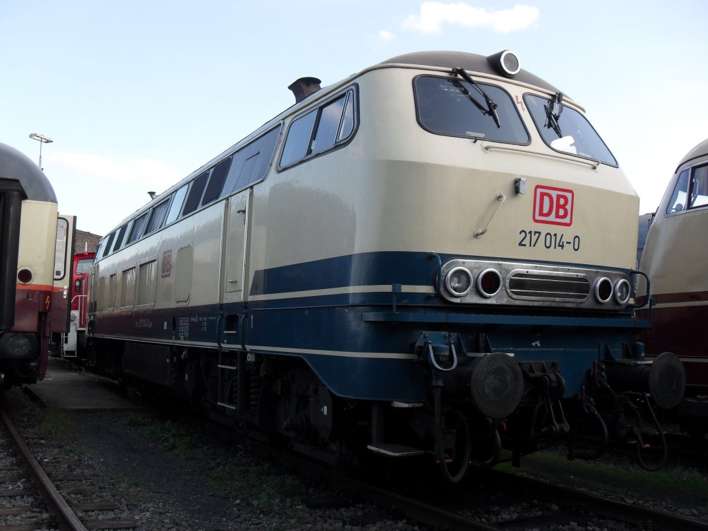 Br 217 im DB Museum Koblenz am 4.9.10