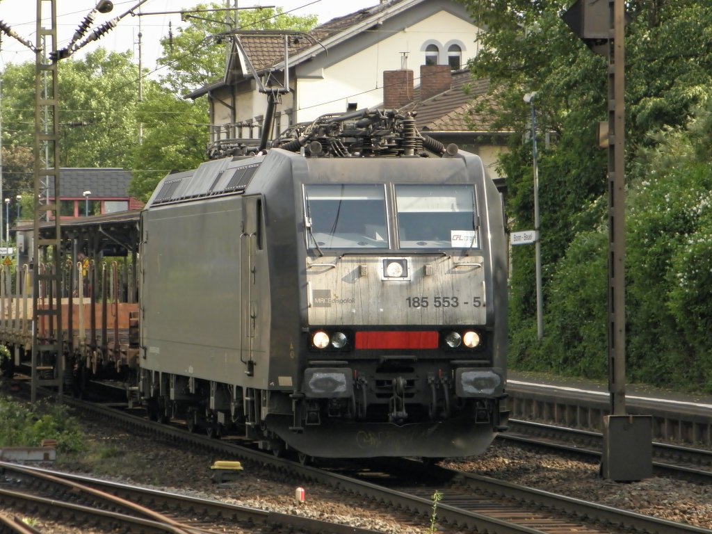 CFL Cargo 185 553-5 in Beuel am 12.5.2011

