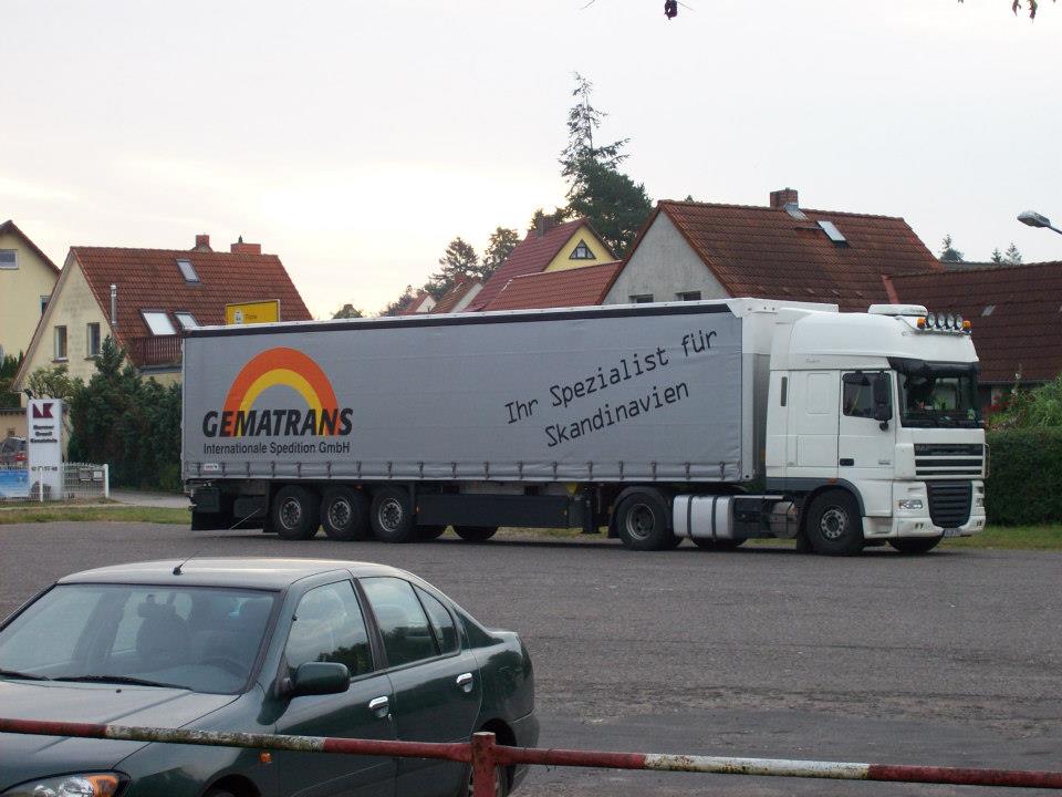DAF XF Sattelzug in Bergen.