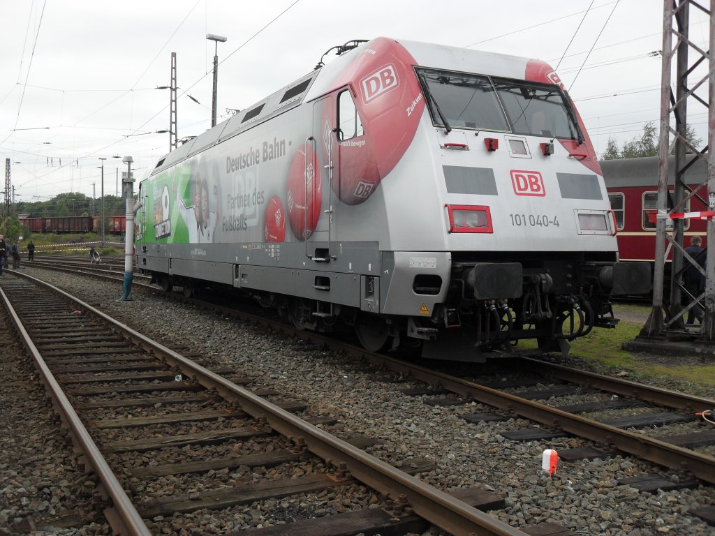 DB 101 040-4 Fan Connection auf dem BW Fest in Osnabr�ck am 19.9.10