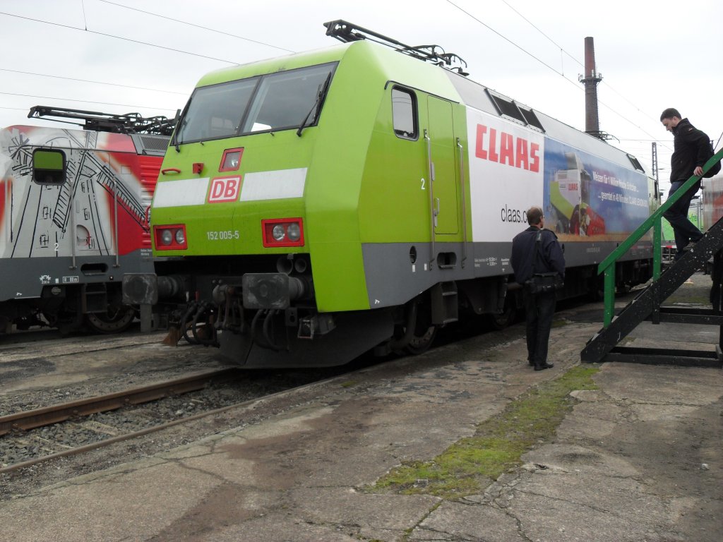 DB 152 005-5 Class auf dem BW Fest in Osnabr�ck am 19.9.10
