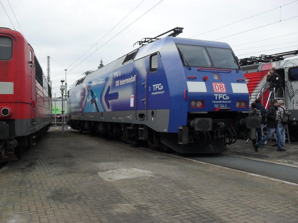 DB 152 134-3 Albatross auf dem BW Fest in Osnabr�ck am 19.9.10