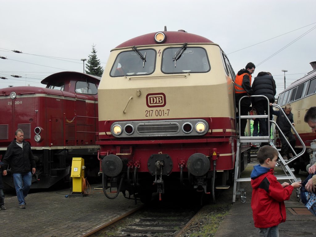 DB 217 001-7 auf dem BW Fest in Osnabr�ck am 19.9.10