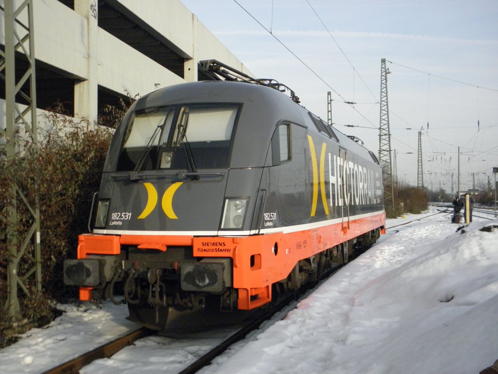 HR 182.531  LaMotta  abgestellt in Krefeld Hbf am 4.1.11