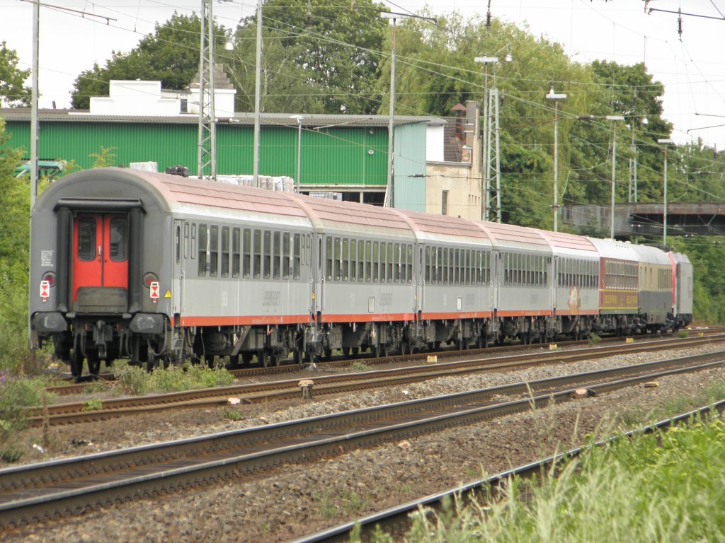 Kombi Verkehr 185 665 mit dem EuroT�rkExpress in Beuel am 23.7.2011
