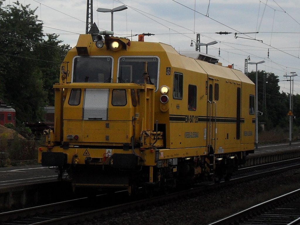 Krebs Gleisbau Fahrzeug in Beuel am 30.8.10