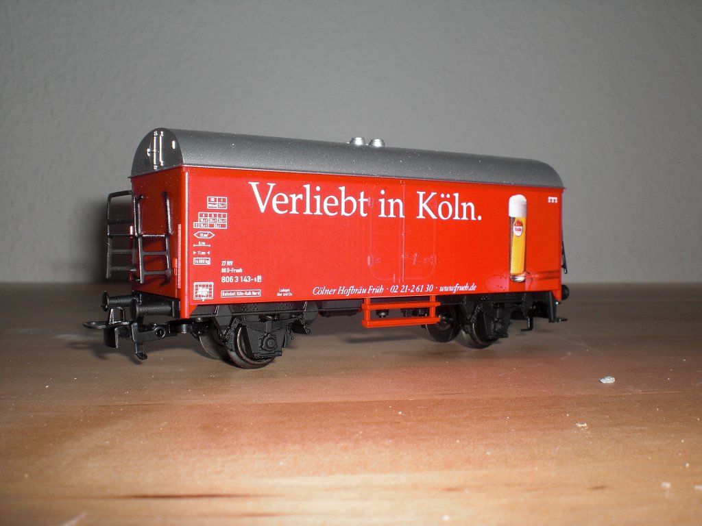 Noch ein Bild von meinem Sondereditionwagen  Verliebt in K�ln  in H0.