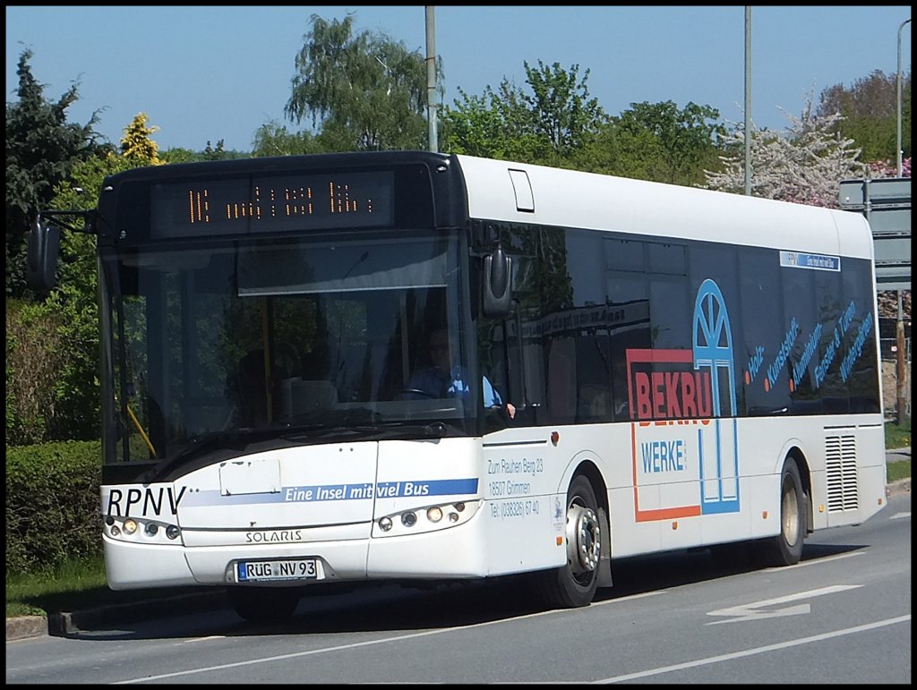 Solaris Urbino 12 in Sassnitz. 