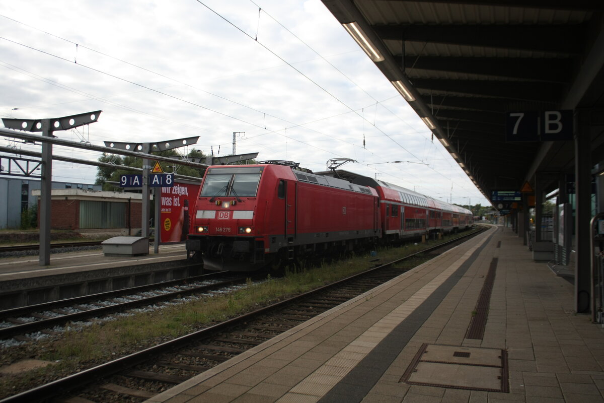 146 276 im Bahnhof Rostock Hbf am 20.9.21