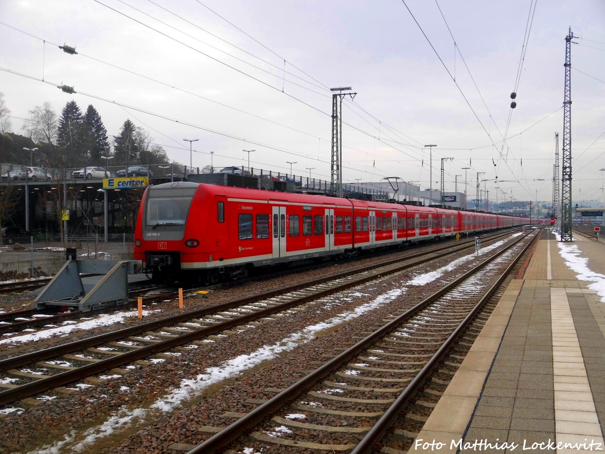 425er abgestellt im Bahnhof Kaiserslautern Hbf am 28.1.17